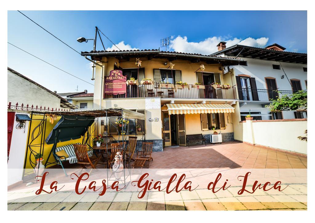 Mazzè B&B La Casa Gialla Di Luca מראה חיצוני תמונה
